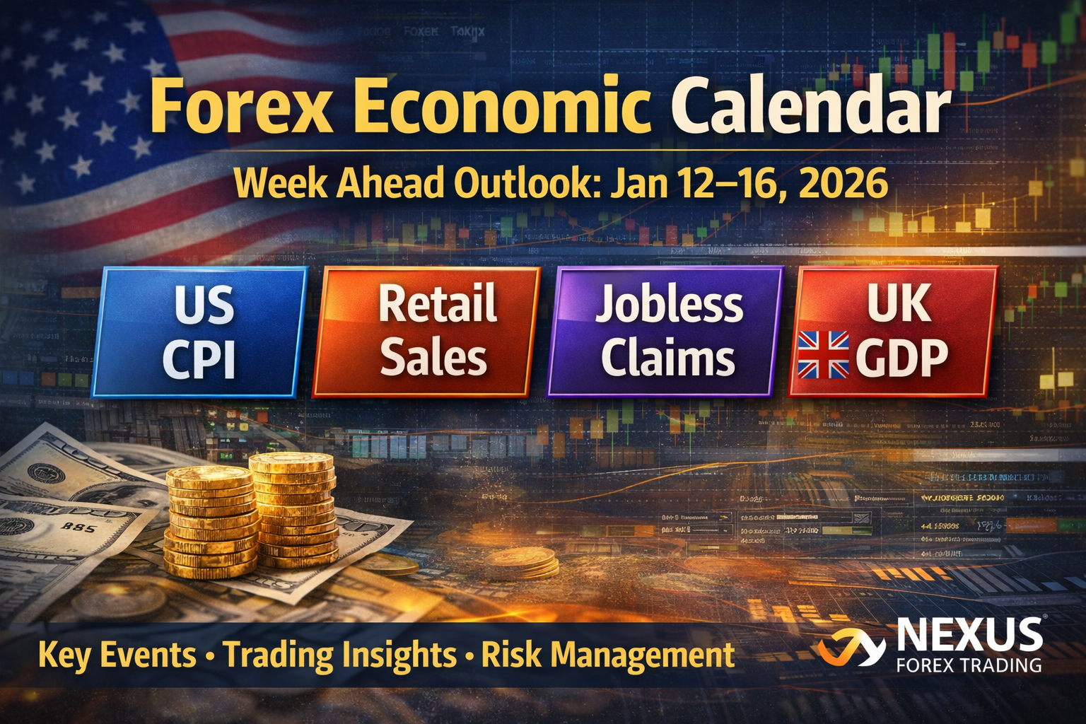 forex economic calendar jan 12-16 2026